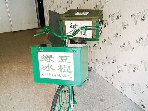 綠豆冰棍販賣車盒